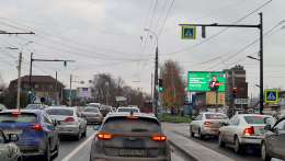 Цифровой билборд (диджиталборд) ул. Куконковых 50 пересечение с ул. 1й Полянской (6х3 м) сторона А 